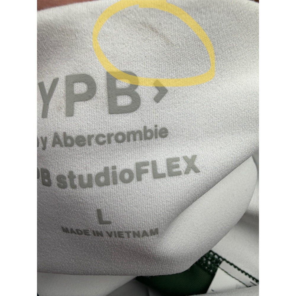 YPB Abercrombie StudioFLEX Leggings Large Green Ultra High Rise Buttery Soft - Picture 10 of 15